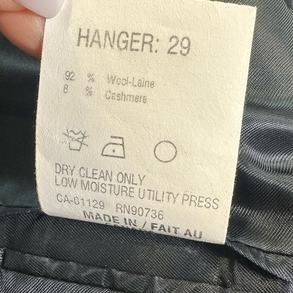 Chaps Ralph Lauren Wool Blend Dark Gray Blazer - Picture 15 of 16